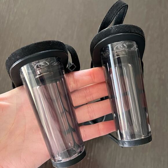 Zara Basic Black Sandals with Acrylic Clear High Heel - 8/39 - Picture 5 of 10